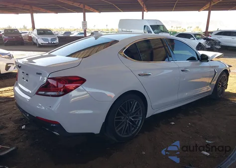 2019 Genesis G70 2.0T Advanced from USA, damaged, VIN KMTG64LA2KU031904